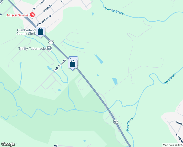map of restaurants, bars, coffee shops, grocery stores, and more near 2371 U.S. 127 in Crossville
