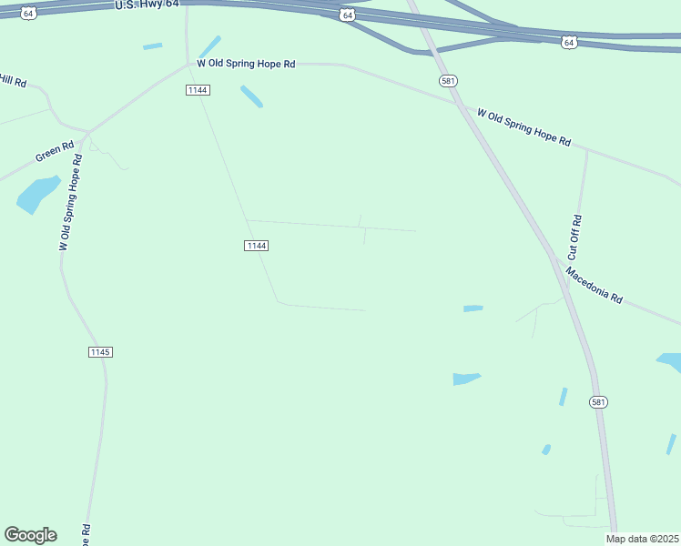map of restaurants, bars, coffee shops, grocery stores, and more near 1571 Warren Road in Spring Hope