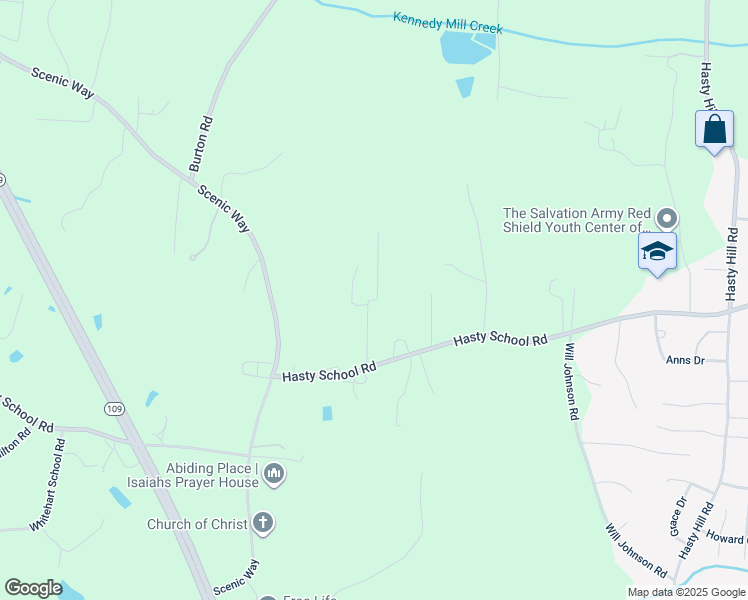 map of restaurants, bars, coffee shops, grocery stores, and more near Lynne Terry Drive in Thomasville