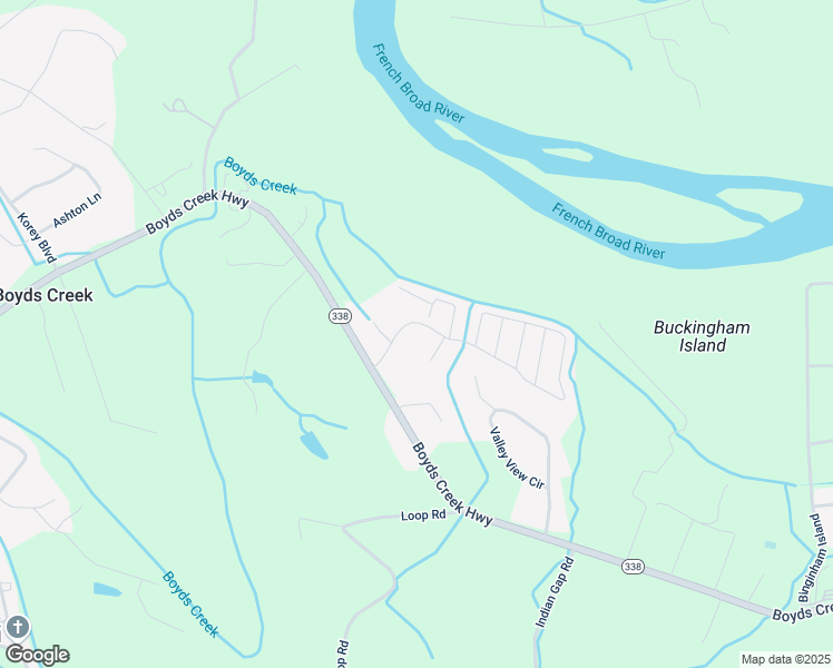 map of restaurants, bars, coffee shops, grocery stores, and more near 1138 White Tail Lane in Sevierville