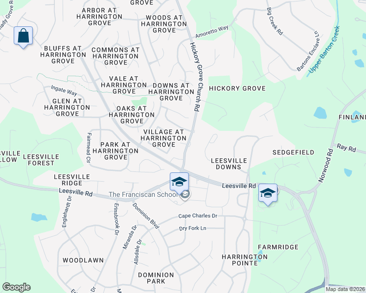 map of restaurants, bars, coffee shops, grocery stores, and more near 5205 Groveside Court in Raleigh