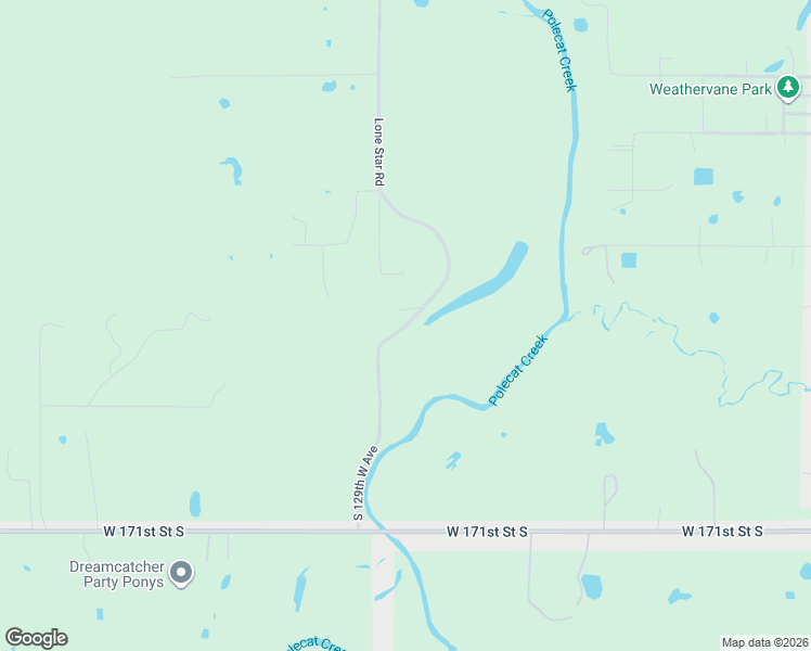 map of restaurants, bars, coffee shops, grocery stores, and more near 16610 Lone Star Road in Sapulpa