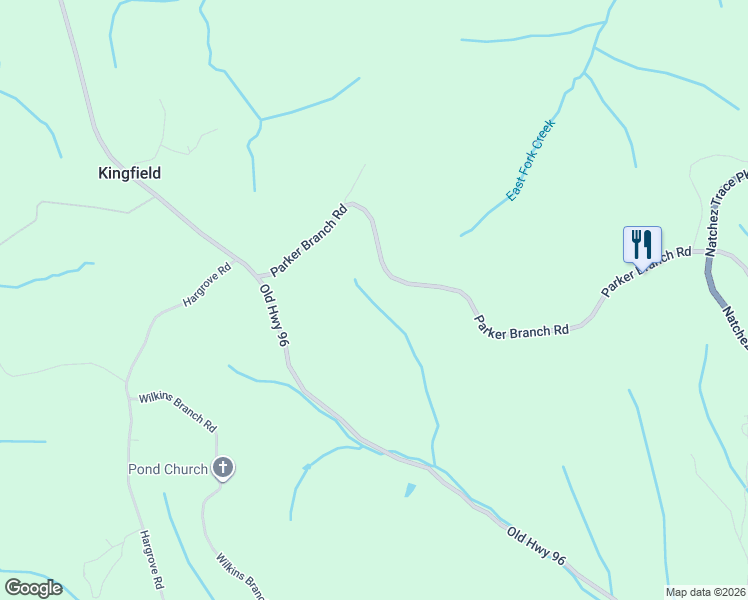 map of restaurants, bars, coffee shops, grocery stores, and more near 5561 Parker Branch Rd in Franklin