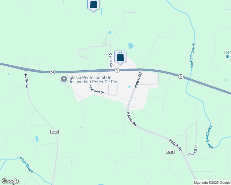 map of restaurants, bars, coffee shops, grocery stores, and more near 213 Newberry Lane in Chapel Hill