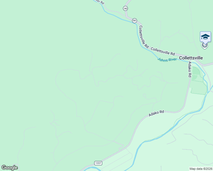 map of restaurants, bars, coffee shops, grocery stores, and more near 5893 Collette Ridge Circle in Collettsville