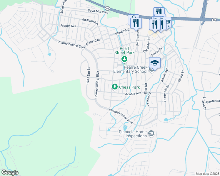 map of restaurants, bars, coffee shops, grocery stores, and more near 623 Cheltenham Avenue in Franklin