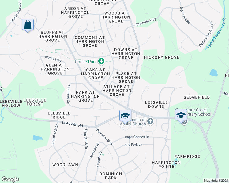 map of restaurants, bars, coffee shops, grocery stores, and more near 5017 Village Lawn Drive in Raleigh