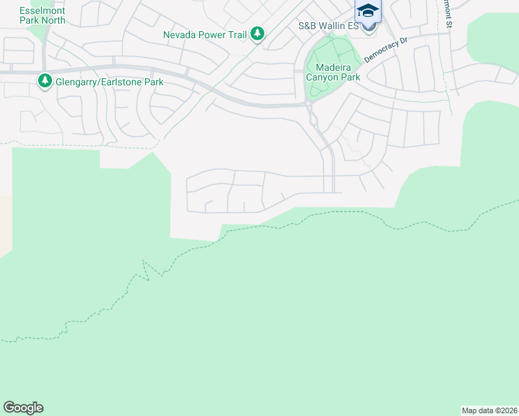 map of restaurants, bars, coffee shops, grocery stores, and more near 2913 Grande Arch Street in Henderson