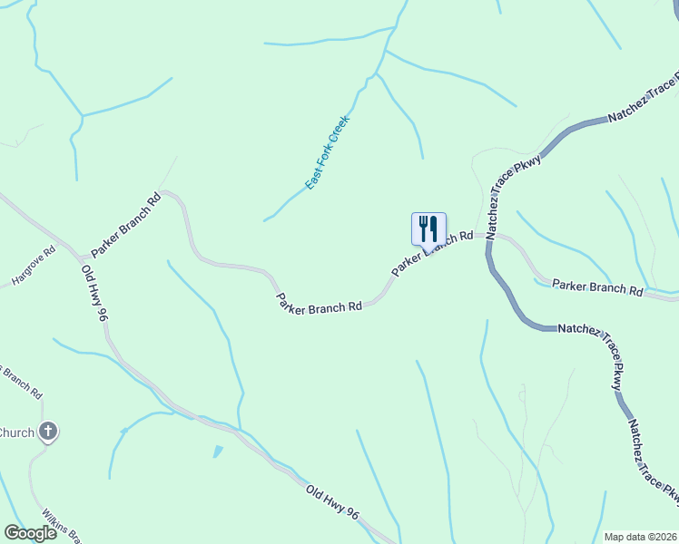 map of restaurants, bars, coffee shops, grocery stores, and more near 5526 Parker Branch Road in Franklin