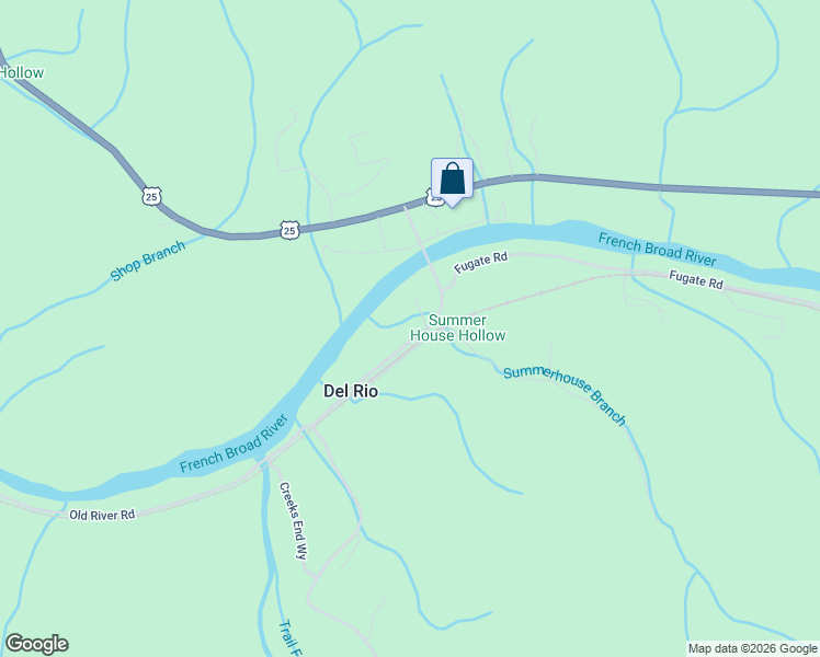 map of restaurants, bars, coffee shops, grocery stores, and more near 127 Summer House Hollow Road in Del Rio