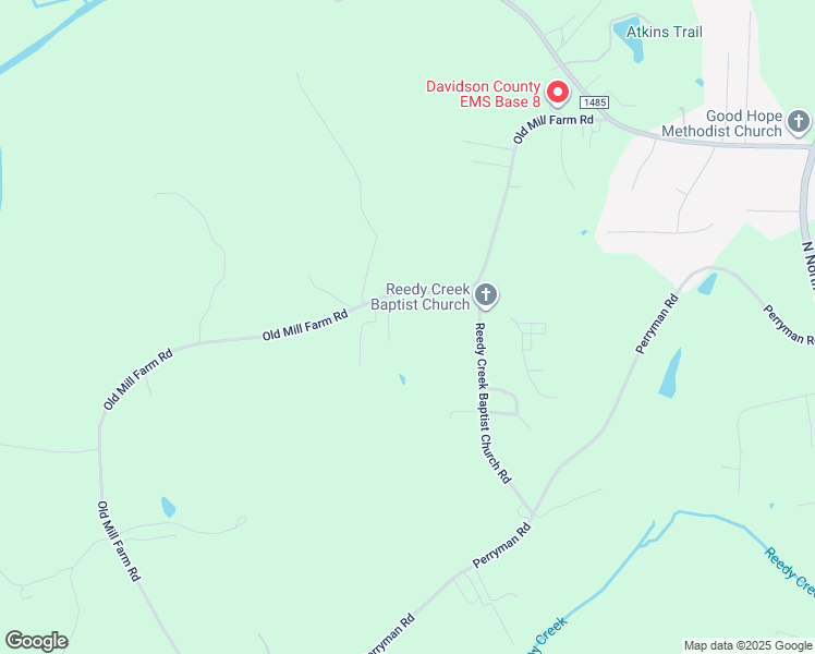 map of restaurants, bars, coffee shops, grocery stores, and more near 721 Old Mill Farm Road in Lexington