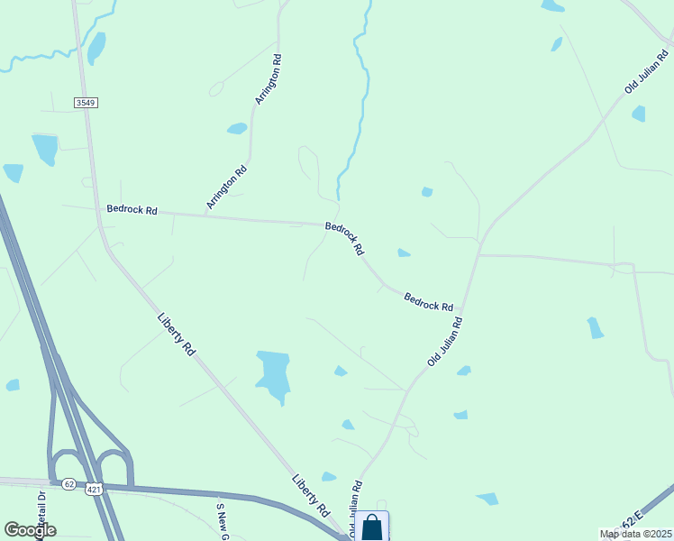 map of restaurants, bars, coffee shops, grocery stores, and more near 5240 Bedrock Road in Julian