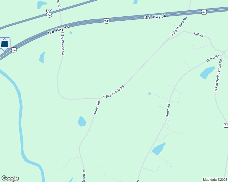 map of restaurants, bars, coffee shops, grocery stores, and more near 1145 South Big Woods Road in Spring Hope