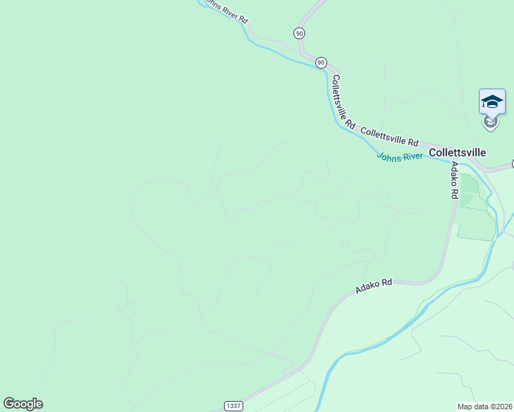 map of restaurants, bars, coffee shops, grocery stores, and more near 5893 Collette Ridge Circle in Collettsville