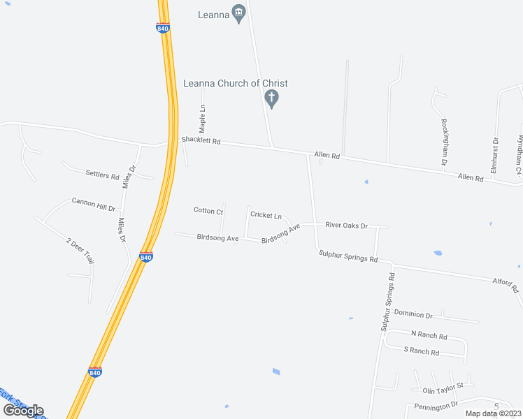 map of restaurants, bars, coffee shops, grocery stores, and more near 3862 Cricket Lane in Murfreesboro