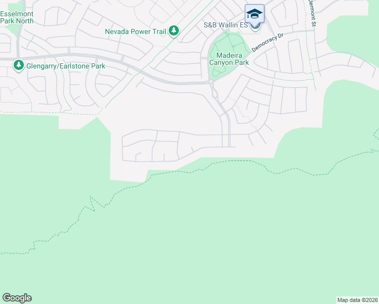 map of restaurants, bars, coffee shops, grocery stores, and more near 2909 Valvent Court in Henderson