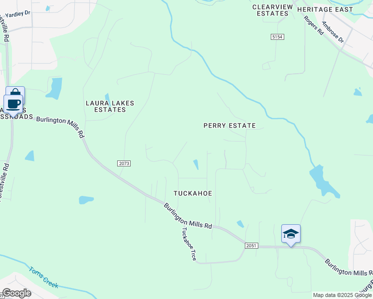 map of restaurants, bars, coffee shops, grocery stores, and more near 4420 Trommel Court in Wake Forest
