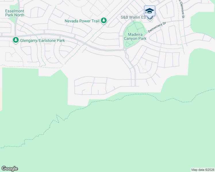 map of restaurants, bars, coffee shops, grocery stores, and more near 2896 Grande Arch Street in Henderson