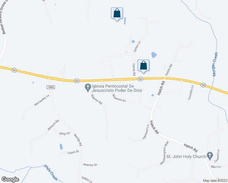 map of restaurants, bars, coffee shops, grocery stores, and more near 826 Shannon Drive in Chapel Hill