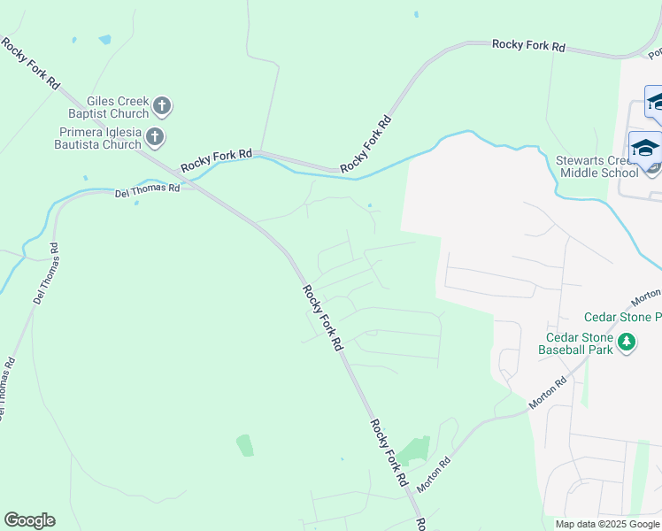 map of restaurants, bars, coffee shops, grocery stores, and more near 8964 Rocky Fork Almaville Road in Smyrna