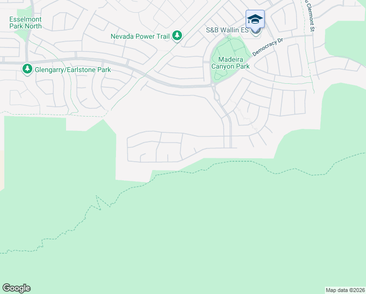 map of restaurants, bars, coffee shops, grocery stores, and more near 2896 Grande Arch Street in Henderson