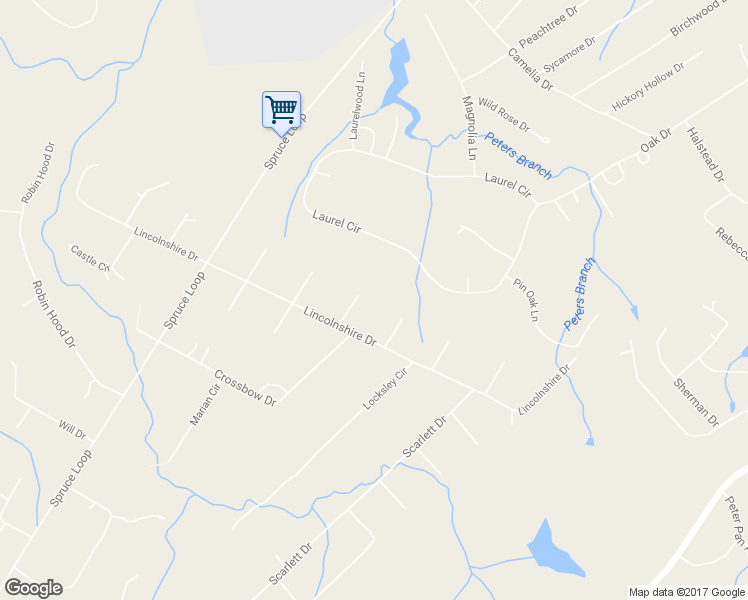map of restaurants, bars, coffee shops, grocery stores, and more near 92 Sebald Circle in Fairfield Glade