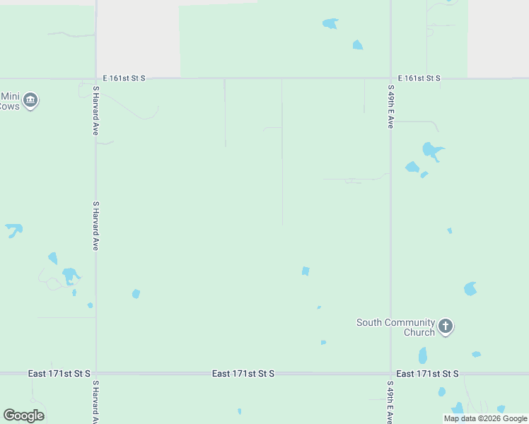 map of restaurants, bars, coffee shops, grocery stores, and more near 16524 South 43rd East Avenue in Bixby