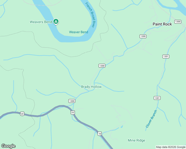 map of restaurants, bars, coffee shops, grocery stores, and more near 495 Paint Rock Road in Hot Springs