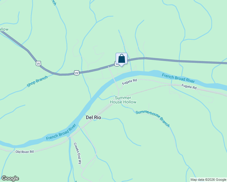 map of restaurants, bars, coffee shops, grocery stores, and more near 155 Tennessee 107 in Del Rio