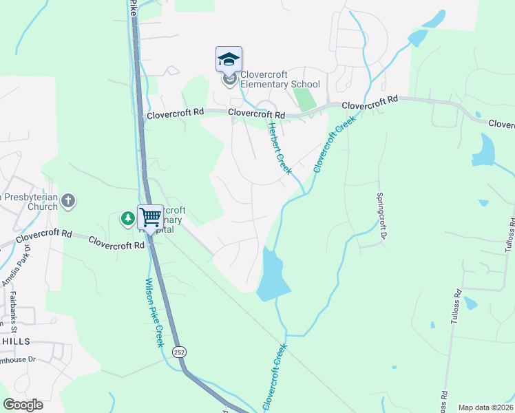 map of restaurants, bars, coffee shops, grocery stores, and more near 1009 Cakebread Court in Franklin