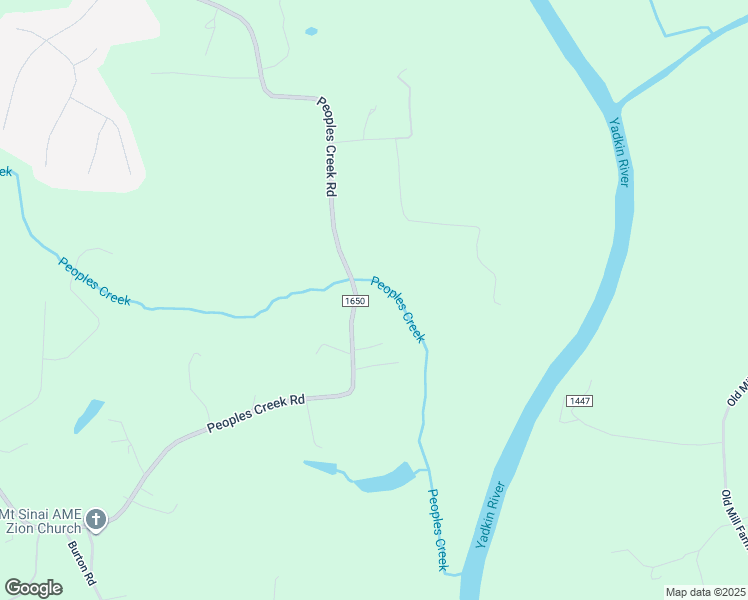 map of restaurants, bars, coffee shops, grocery stores, and more near 846 Peoples Creek Road in Advance