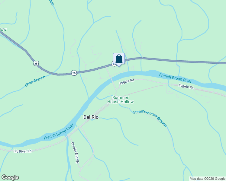 map of restaurants, bars, coffee shops, grocery stores, and more near 106 Fugate Road in Del Rio