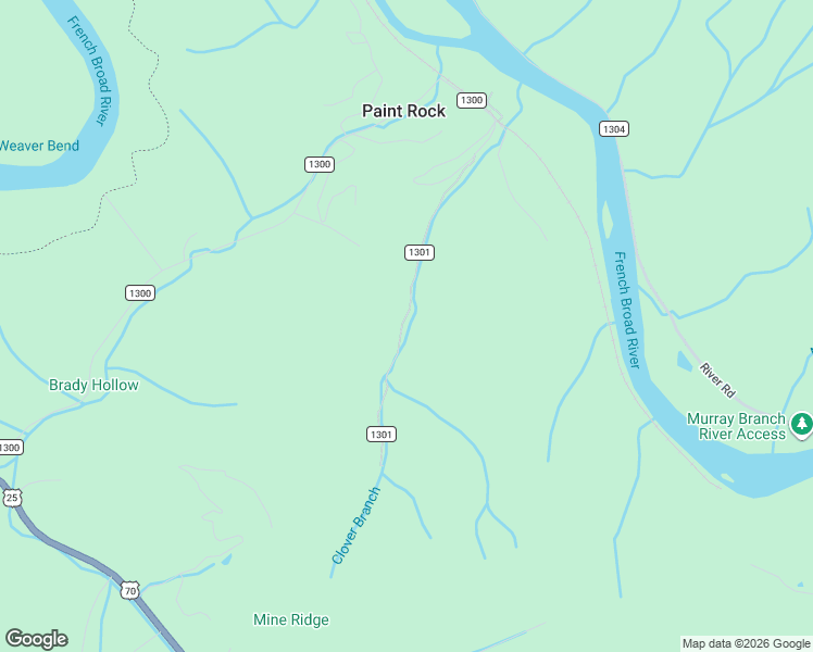 map of restaurants, bars, coffee shops, grocery stores, and more near State Road 1301 in Hot Springs