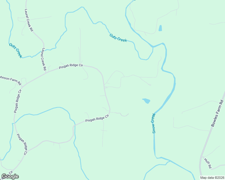 map of restaurants, bars, coffee shops, grocery stores, and more near 556 Pisgah Ridge Circle in Hiddenite