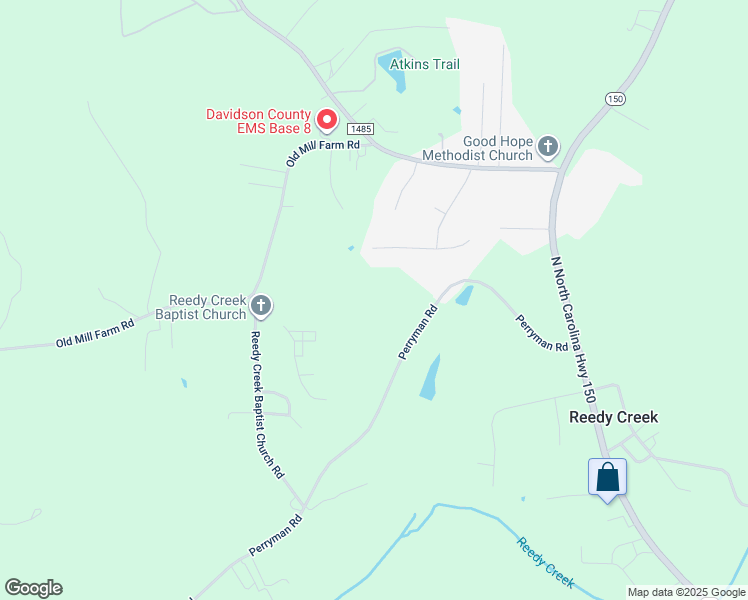 map of restaurants, bars, coffee shops, grocery stores, and more near 526 Perryman Road in Lexington