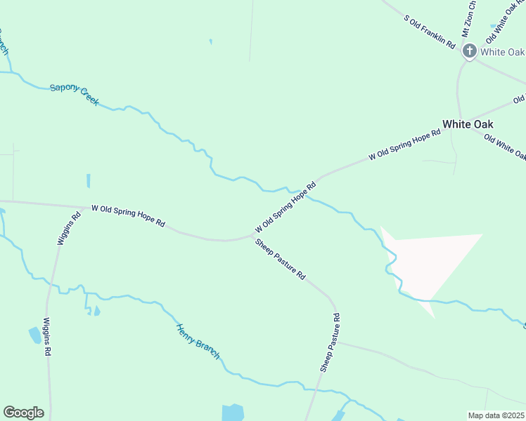 map of restaurants, bars, coffee shops, grocery stores, and more near 4742 West Old Spring Hope Road in Spring Hope