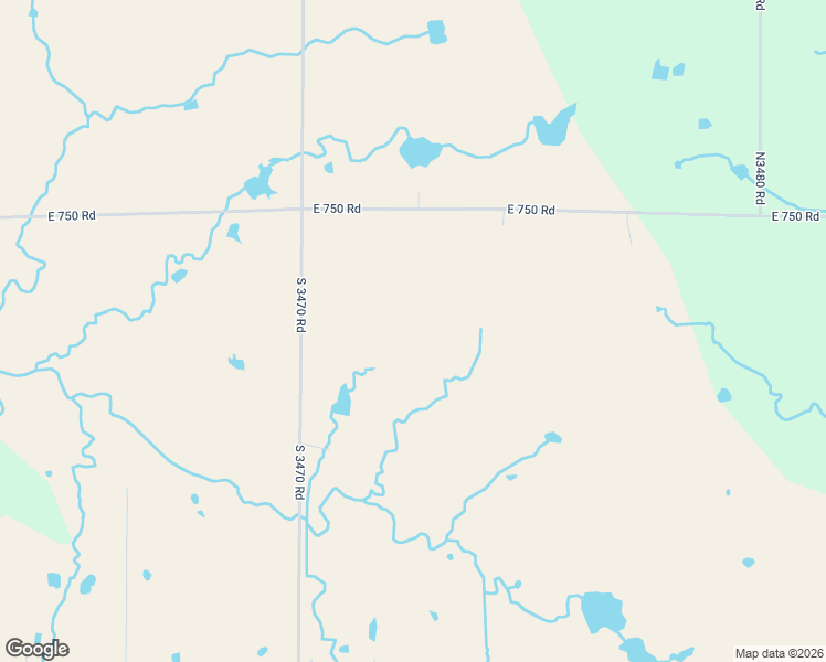 map of restaurants, bars, coffee shops, grocery stores, and more near 750 South 3470 Road in Cushing
