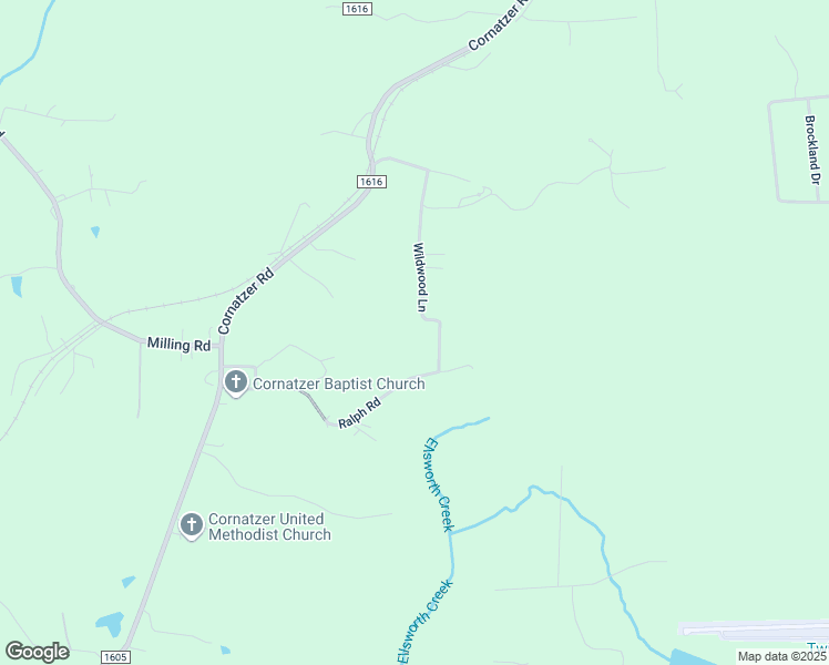 map of restaurants, bars, coffee shops, grocery stores, and more near 232 Wildwood Lane in Mocksville