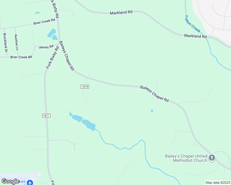 map of restaurants, bars, coffee shops, grocery stores, and more near 350 Baileys Chapel Road in Advance