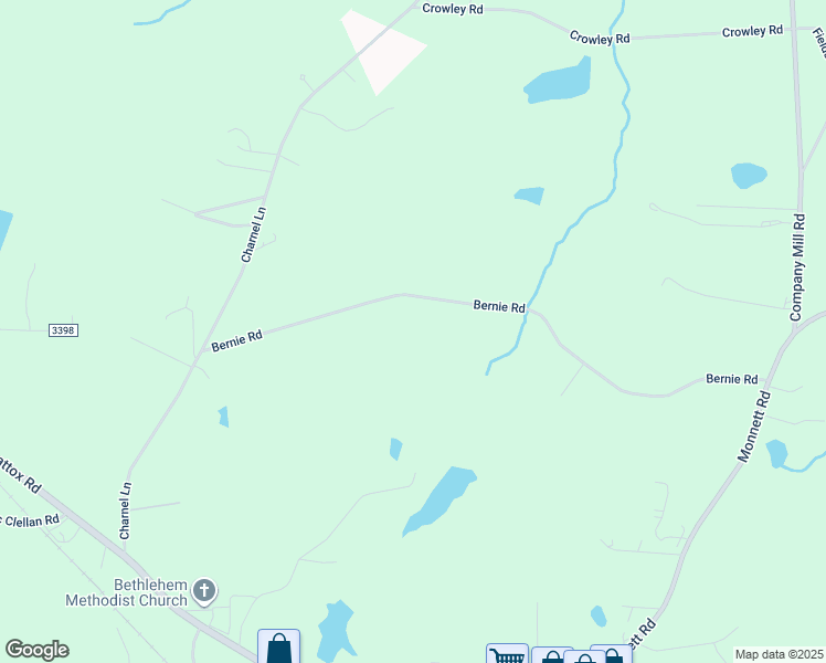map of restaurants, bars, coffee shops, grocery stores, and more near 3538 Bernie Road in Climax