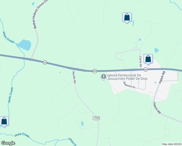 map of restaurants, bars, coffee shops, grocery stores, and more near 1035 North Carolina 54 in Chapel Hill