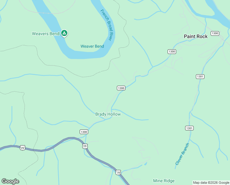 map of restaurants, bars, coffee shops, grocery stores, and more near 495 Paint Rock Road in Hot Springs