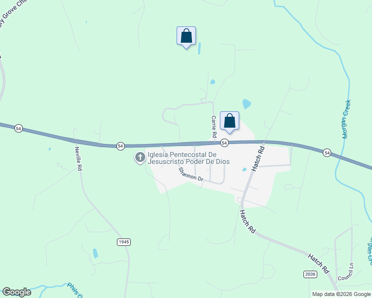 map of restaurants, bars, coffee shops, grocery stores, and more near 802 North Carolina 54 in Chapel Hill