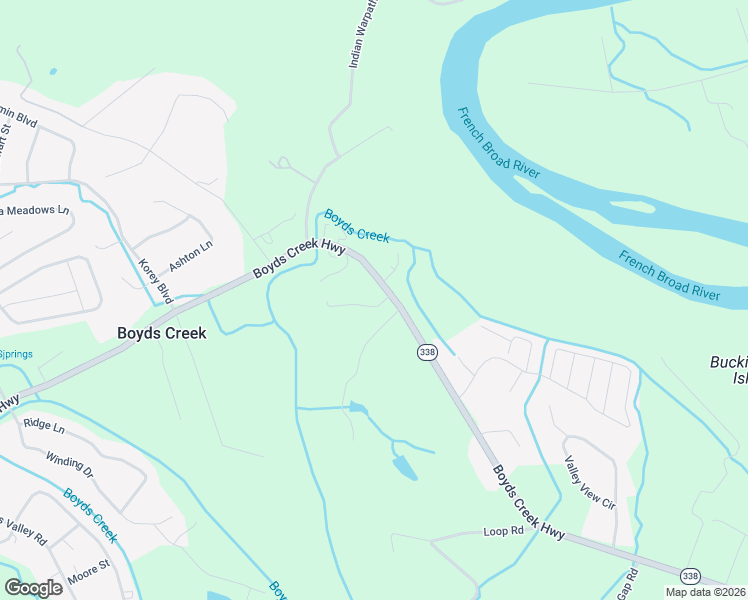 map of restaurants, bars, coffee shops, grocery stores, and more near 2822-2834 Boyds Creek Highway in Sevierville