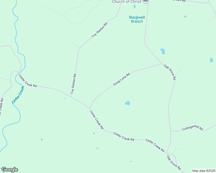 map of restaurants, bars, coffee shops, grocery stores, and more near 582 Doug Luna Road in Walling