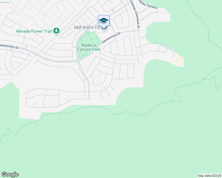 map of restaurants, bars, coffee shops, grocery stores, and more near 2800 Proust Court in Henderson