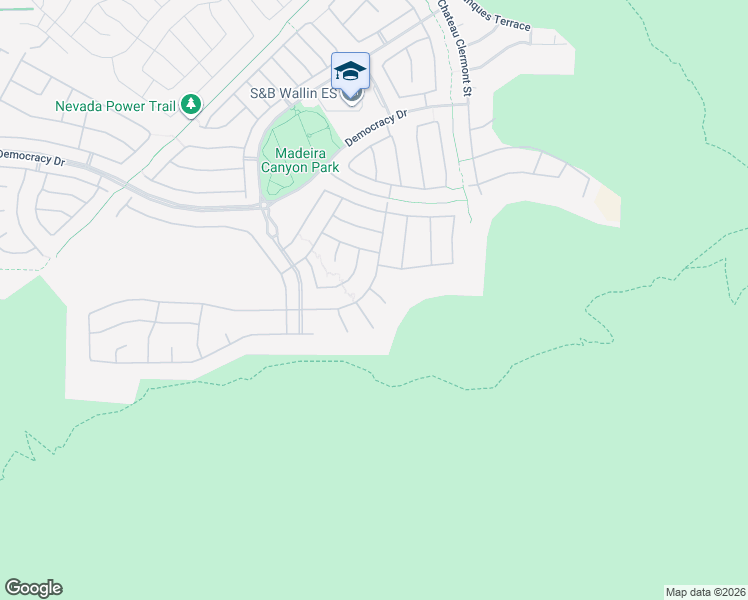 map of restaurants, bars, coffee shops, grocery stores, and more near 2800 Proust Court in Henderson