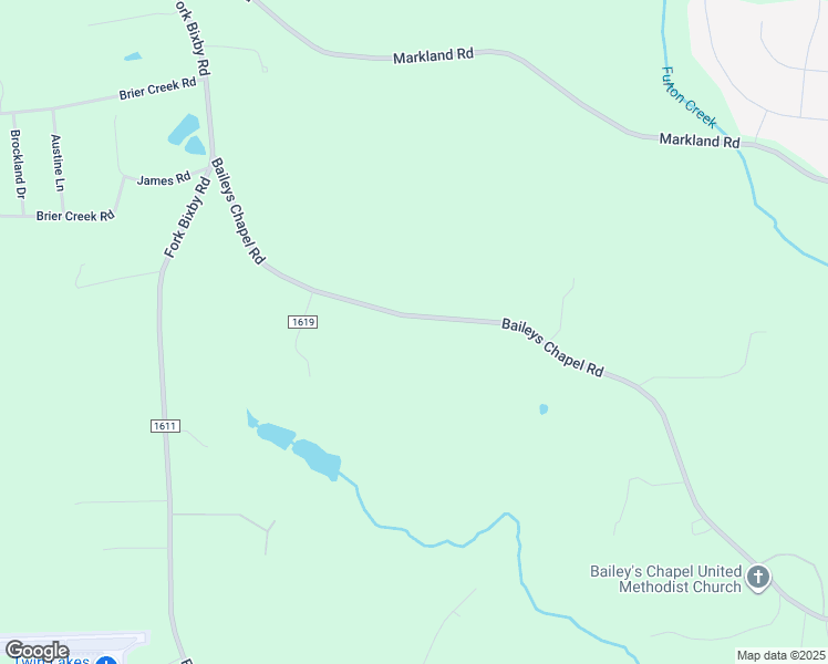 map of restaurants, bars, coffee shops, grocery stores, and more near 350 Baileys Chapel Road in Advance
