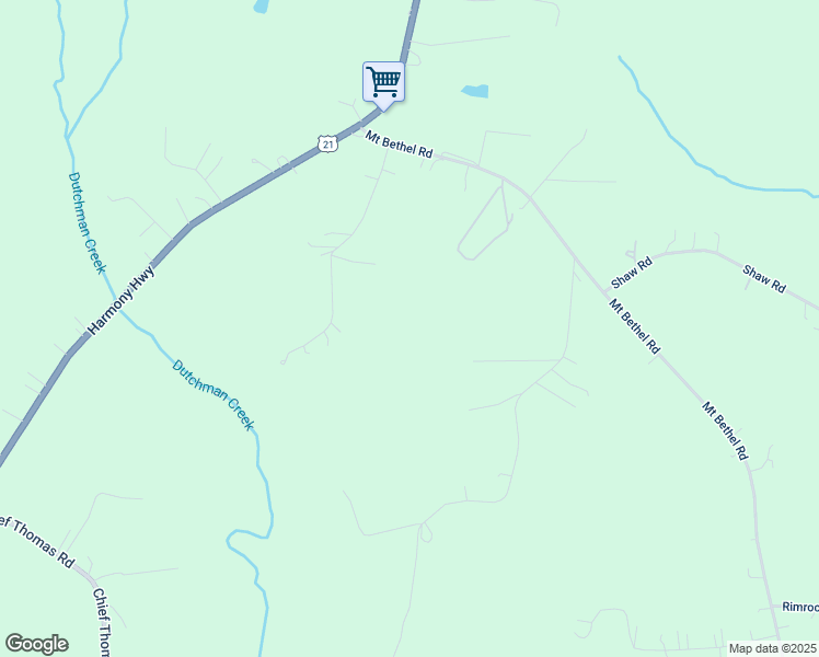 map of restaurants, bars, coffee shops, grocery stores, and more near 187 Arrowbrook Road in Harmony