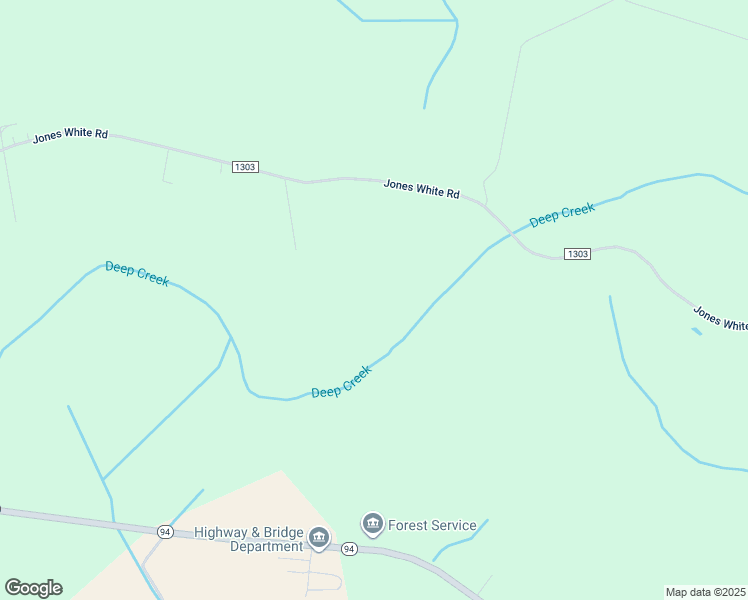 map of restaurants, bars, coffee shops, grocery stores, and more near 1589 Jones White Road in Roper